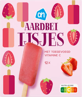 Aardbei ijsjes front packaging
