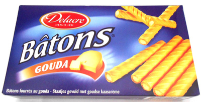 Biscuits Delacre Bâtons Fourrés gouda - 60G