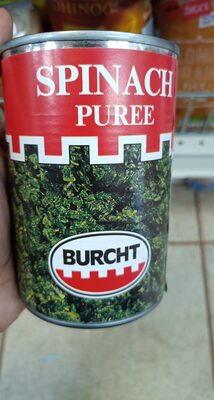 Spinach puree front packaging