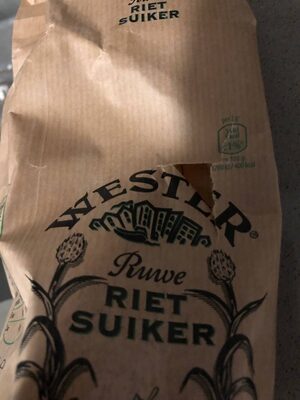 Wester Ruwe rietsuiker front packaging