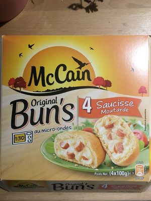 Bun's Saucisse Moutarde front packaging