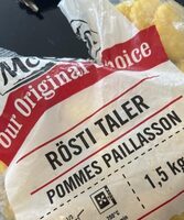 Rösti taler / pomme paillasson