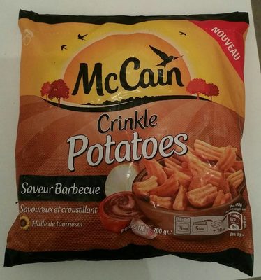 Crinkle Potatoes Saveur Barbecue front packaging
