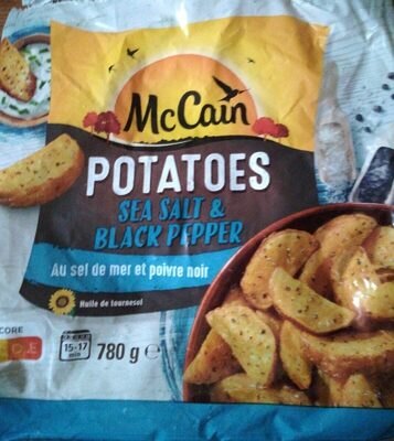 Potatoes au sel de mer et poivre noir