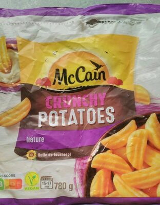 Crunchy potatoes front packaging