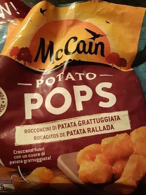 Potato pops front packaging