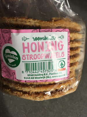 Roomboter Honing StroopWafels front packaging
