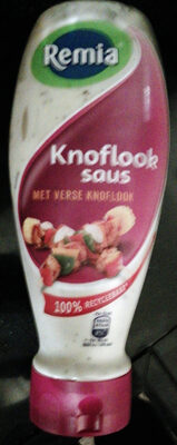Knoflooksaus front packaging