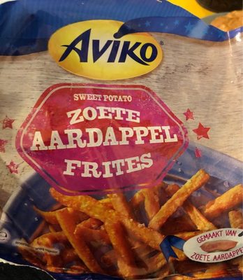 Sweet potato / Frites patate douce front packaging