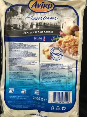 gratin creamy cheese