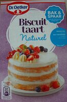 Biscuittaart naturel