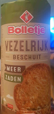 Vezelrijk beschuit front packaging