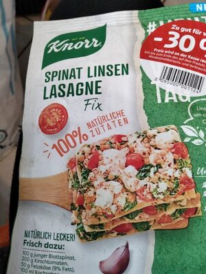 Spinat Linsen Lasagne