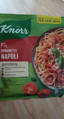 Fix spaghetti napoli front packaging