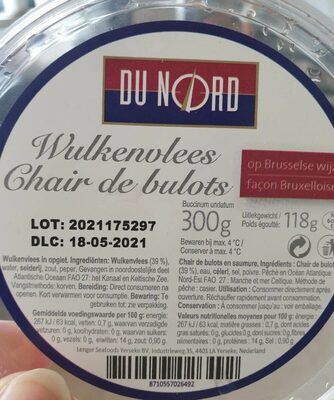 Soupe de chair de bulots front packaging