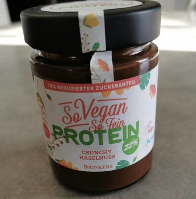 Crunchy haselnuss front packaging