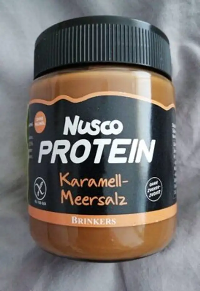 Nusco protein front packaging