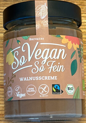 So Vegan So Fein Walnusscreme