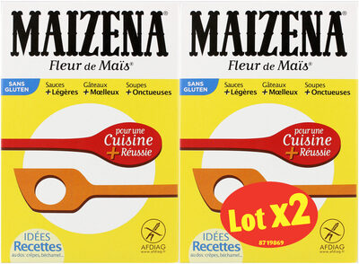 Maizena Fleur de Maïs Sans Gluten Lot 2x400g
