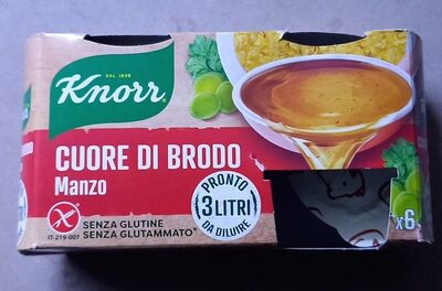 Cuore di brodo manzo front packaging