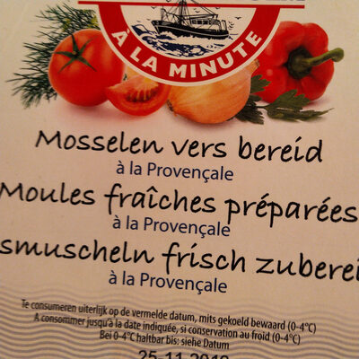 Miesmuscheln frisch zubereitet