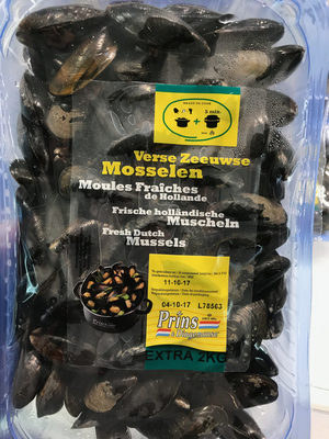 Moules fraîches de Hollande