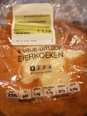 vrije uitloop eierkoeken