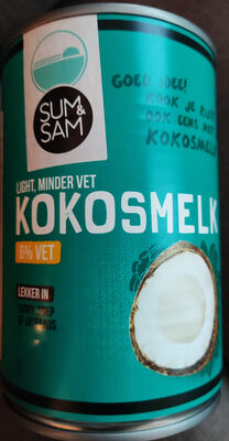 Kokosmelk front packaging