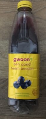 Zwarte bessen vruchtendrank