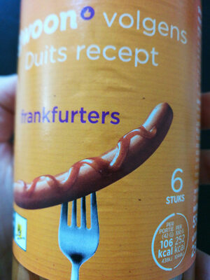 Duits recept frankfurters front packaging