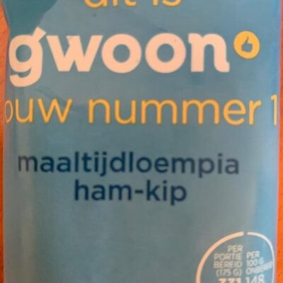Maaltijdloempia ham-kip