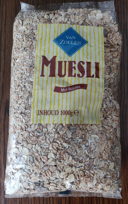 Muesli met rozijnen