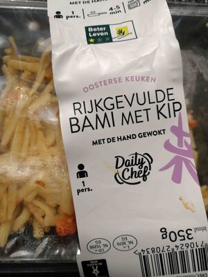 Rijkgevulde Bami met Kip