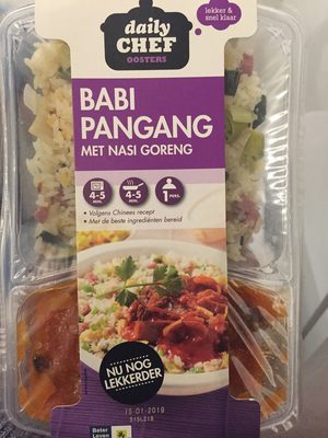 BABI PANGANG met Nasi Goreng
