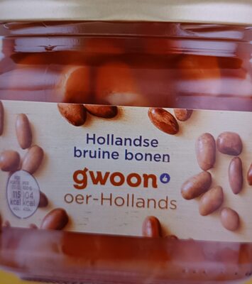 Bruine bonen front packaging