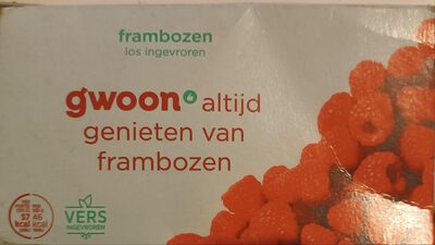 Frambozen los ingevroren