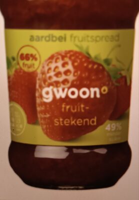 Aardbei fruidspread front packaging