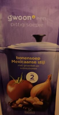 Bonensoep Mexicaanse stijl
