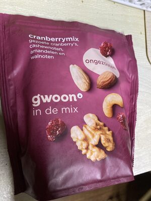 Cranberry Mix front packaging