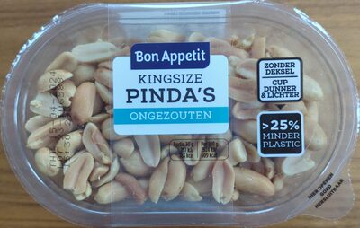 Kingsize pinda's, ongezouten