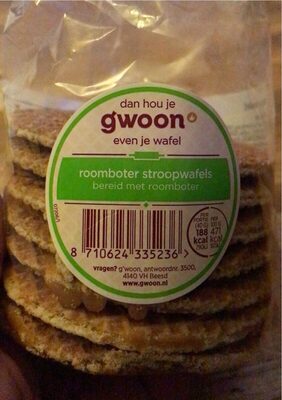 Roomboter stroopwafels front packaging