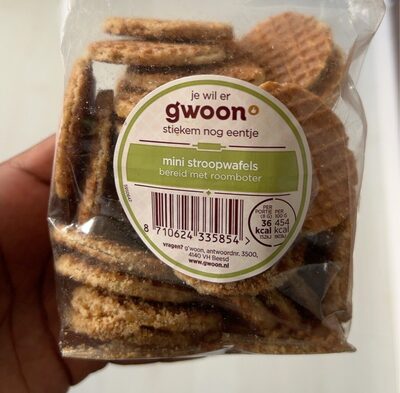 Mini stroopwafels roomboter front packaging