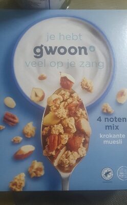 4 noten mix krokante muesli