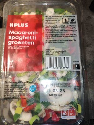 Macaroni-spaghettigroenten