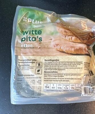 Witte Pita's front packaging