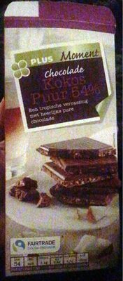 Kokos Puur 64% front packaging