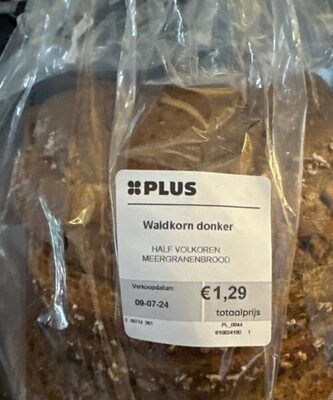 Waldkorn Donker front packaging