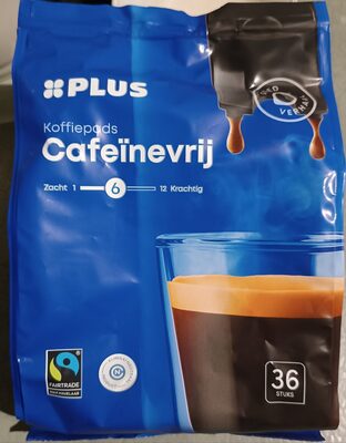 Koffiepads caffeïne vrij