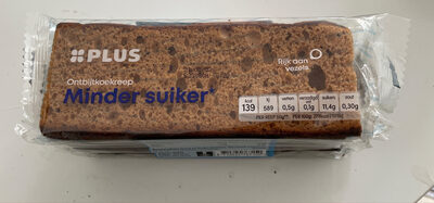 Ontbijtkoekreep minder suiker