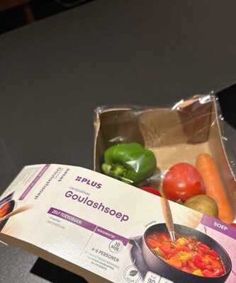 Goulashsoep zonder vlees